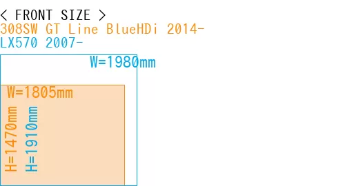 #308SW GT Line BlueHDi 2014- + LX570 2007-